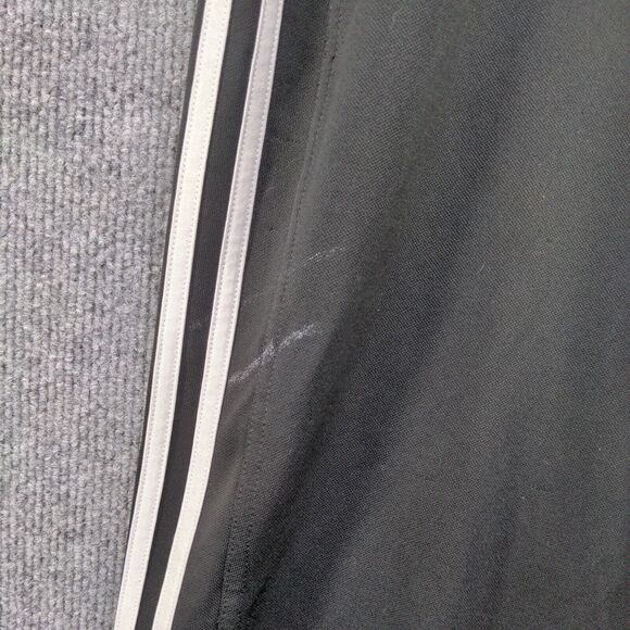 Adidas Men's Track Pants Black XL Drawstring Waistband Side Pocket Polyester - Picture 11 of 16